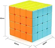 4x4 Magic Speed Cube Puzzle for Kids  Adults Magic Speedy Stress Buster Brainstorming Puzzles Cube (Multicolor)-thumb2