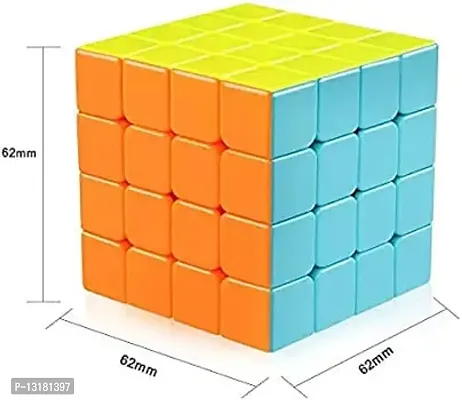 4x4 Magic Speed Cube Puzzle for Kids  Adults Magic Speedy Stress Buster Brainstorming Puzzles Cube (Multicolor)-thumb3