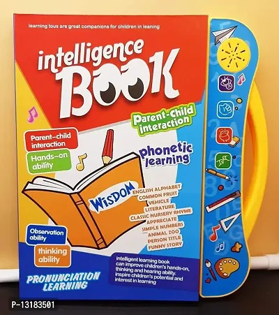 Kids Intelligence Book English Letters  Words Learning Sound Book, Fun Educational Toys-thumb0