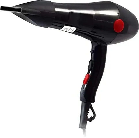 LALEY 2000 Watts Professional Hair Dryer for Women and Men, Hot and Cold Air Control with 2 Switch Speed Setting and Thin Styling Nozzle, Pack of 1, (Black)