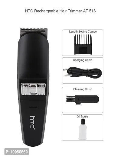 Easy To Clean Rechargeable Hair Trimmer hTC AT-516-thumb4
