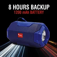 Powerfull Bass with Torch, Use Digital 2.1 HomeTheater for Outdoor Party or Travel (Blue)-thumb2