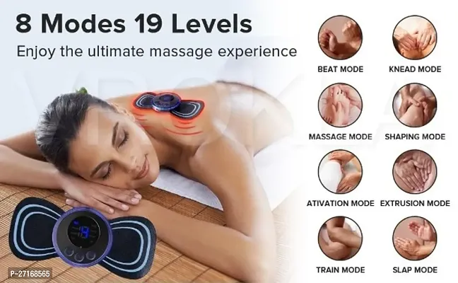 Butterfly mini massager, ems massager, neck massager for cervical pain, mini massager, For Shoulder,Arms,Legs (MINI MASSAGER)-thumb2