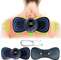 Mini Massager with 8 Modes.19 Strength Levels, Rechargeable Electric Massager Sticker, Cordless Massager, Portable Body Massage Patch For Men, Women, Shoulder, Arms, Legs, Neck Full Body-thumb3