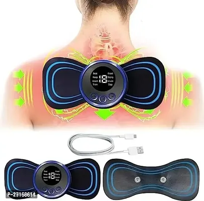 Mini Massager with 8 Modes.19 Strength Levels, Rechargeable Electric Massager Sticker, Cordless Massager, Portable Body Massage Patch For Men, Women, Shoulder, Arms, Legs, Neck Full Body-thumb4