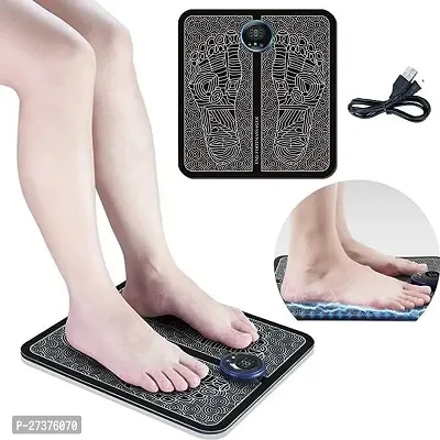 EMS Massage Pad Feet Acupuncture Stimulator Mat for Men Women, Relax Stiffness Muscles - 6 Modes (Charging Type)-thumb0