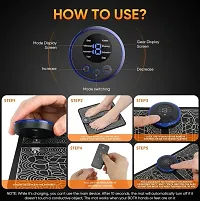 EMS Massage Pad Feet Acupuncture Stimulator Mat for Men Women, Relax Stiffness Muscles - 6 Modes (Charging Type)-thumb1
