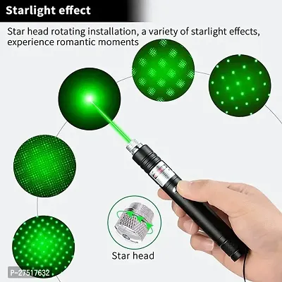 Adjustable Focus Green Flashlight for Night Astronomy Outdoor Camping and Hiking-thumb3