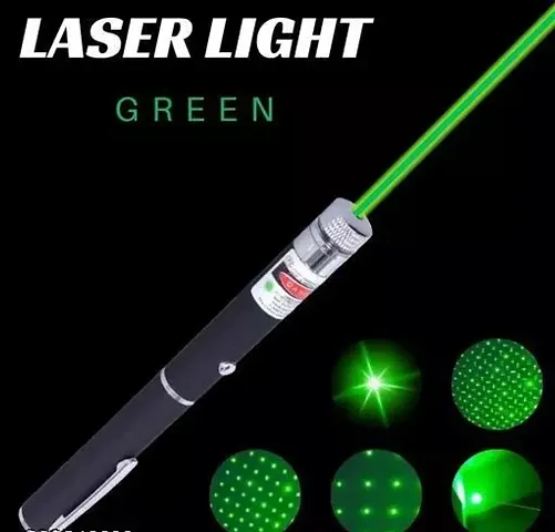 Green Laser Pointer Party Pen with Disco Lights, Up to 5 Miles Range,