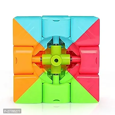 3X3 High Speed Sticker Less Magic Cube Game, Kid-thumb5