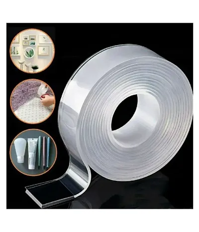 Nano Tape Double Sided Tape Heavy Duty Multipurpose Removable Traceless Mounting Adhesive Tape for Walls Washable Reusable