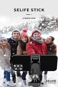 Multifunction Wireless Bluetooth Selfie Stick with Remote-thumb2