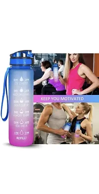 900 ml water bottle with straw  Leakproof  BPA Free,Reusable Sports Water Bottle for Fitness, Gym  Outdoors-thumb3