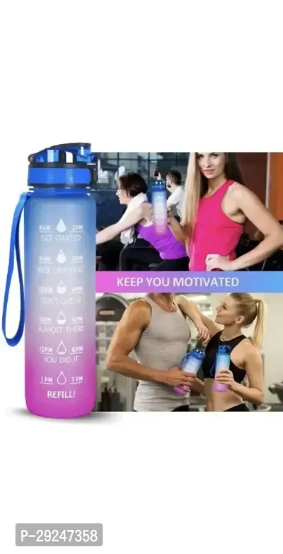 900 ml water bottle with straw  Leakproof  BPA Free,Reusable Sports Water Bottle for Fitness, Gym  Outdoors-thumb4