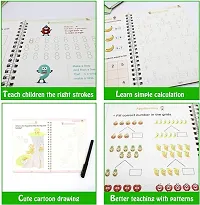 4 pc Magic Book for Kids | Number Tracing Book Practical Reusable Writing Tool Preschool Learning Educati-thumb2