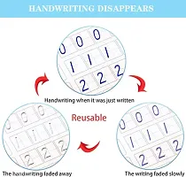 4 pc Magic Book for Kids | Number Tracing Book Practical Reusable Writing Tool Preschool Learning Educati-thumb1