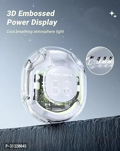 UltraPods Pro, TWS Earbud Bluetooth with Display, Transparent Design, with Fast Charging-thumb0