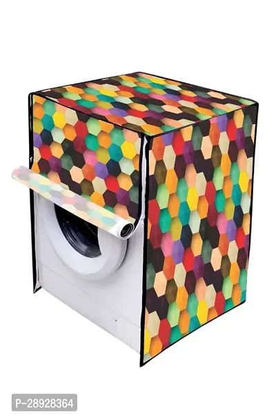 Classic PVC Printed Washing Machine Cover