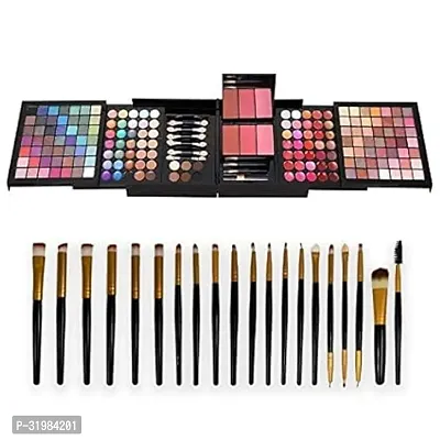 Makeup Kit For Women Full Kit 177 Color  Palette Lipstick Set Lips Blush Foundation Eyebrow Powder With Mirror + 20pcs brush