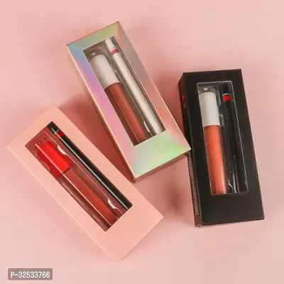 Long Lasting Waterproof Liquid Lipsticks Pack Of 2