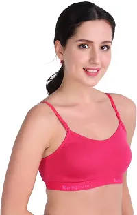 Stylish Cotton Blend Solid Bras For Women- Pack Of 6-thumb3