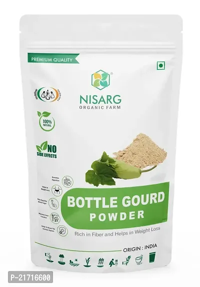 Nisarg Organic Farm Nisarg Organic Lauki / Doodhi ( Dudhi) / Bottle Gourd Powder | 200 Gram | 100percentage Organic | Weight Loss | Increased Cholesterol | Effective in Constipation |