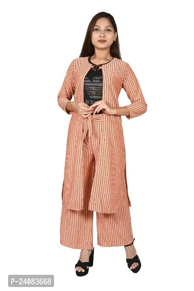 Modern Cotton Blend Co-ord Sets with removable Shrug for Women