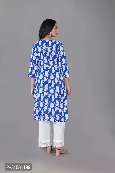 Trendy Cotton Blend Geometric Digital Print Kurti-thumb4