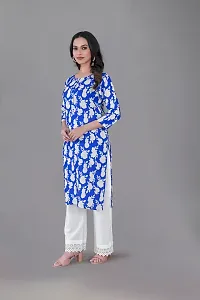 Trendy Cotton Blend Geometric Digital Print Kurti-thumb2