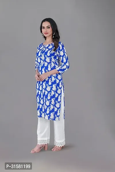 Trendy Cotton Blend Geometric Digital Print Kurti-thumb3