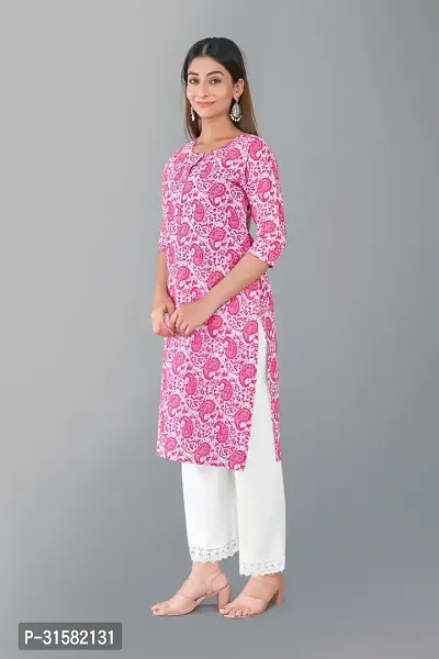 Trendy Cotton Blend Geometric Digital Print Kurti-thumb4