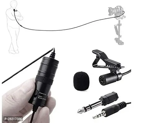 Auxiliary Omnidirectional Microphone with 20ft Audio Cable (Black)-thumb2