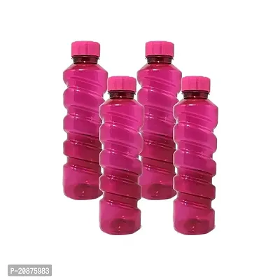 Plastic Water Bottle (Pack of 4)