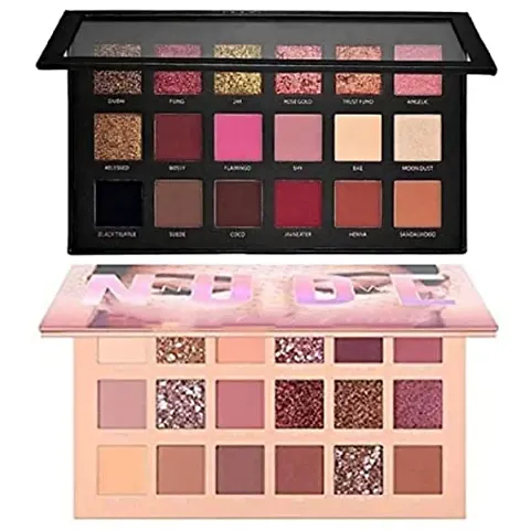 Premium Quality Nude & Rose Gold Edition Eyeshadow Palette Combo