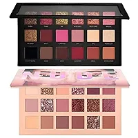 Nude and Rose Gold Eyeshadow Palette Combo, Shimmery Finish-thumb1
