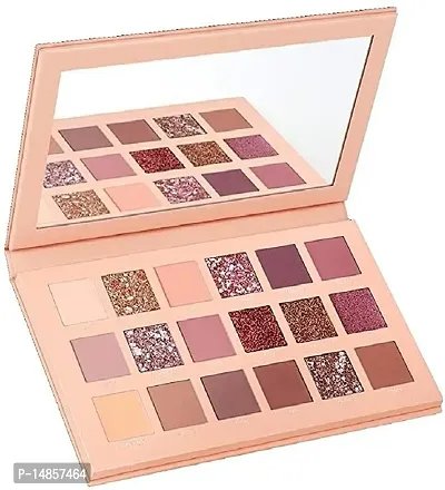 Nude and Rose Gold Eyeshadow Palette Combo, Shimmery Finish-thumb3