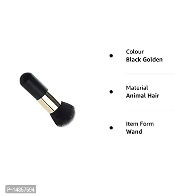 Persian Bristle Makeup Brush- Black, Golden-thumb2