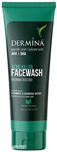 Facewash With Salicylic Acid With Vitamin E Acetate Gel For Acne or Pimples Face Wash (60 g)-thumb0