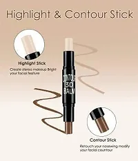 MAKEUP SETTING SPRAY FIXER AND MATTE FINISHING FOUNDATION  GEL FACE PRIMER  3D CONTOUR CONCEALER HIGHLIGHTER STICK  PUFF SOFT BLENDER-thumb4