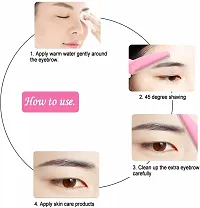 Eyebrow Painless Facial Hair Remover Razor for Face, Women and Men (Multicolour)-thumb1
