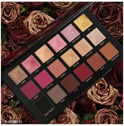 Rose Gold 18 color Eyeshadow ,Hello Kitty Makeup Brush, Makeup Puff-thumb4