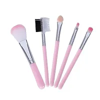 Rose Gold 18 color Eyeshadow ,5pc Makeup Brush, 36hr Eyeliner-thumb1