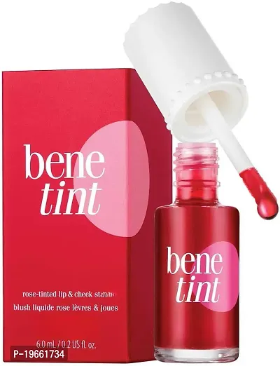 Bene Tint Tinted Lip Stain and Cheek Stain, Tined Finish - Rose-thumb0