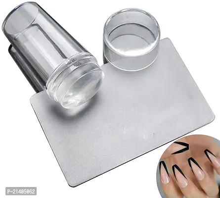 Nail Stamping Plate With Nail Silicone Stamper Nail Accessories For Nail art-thumb0