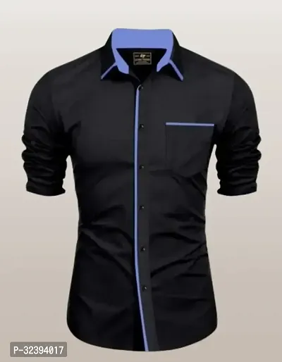 Stylish Cotton Solid Casual Shirt for Men-thumb0