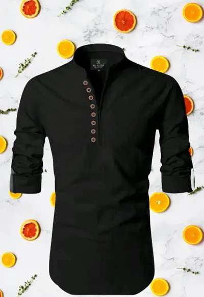 Trendy Solid Color Kurta for Men