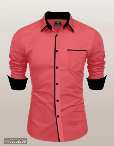 Stylish Cotton Solid Casual Shirt for Men-thumb0