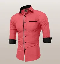 Stylish Cotton Solid Casual Shirt for Men-thumb2