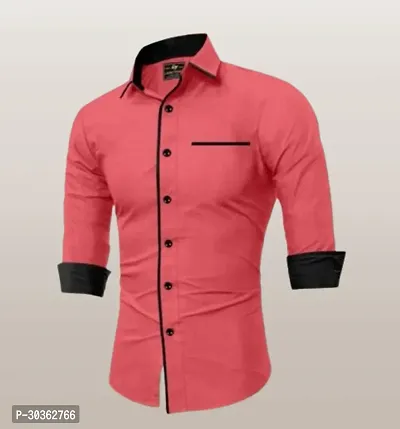 Stylish Cotton Solid Casual Shirt for Men-thumb3