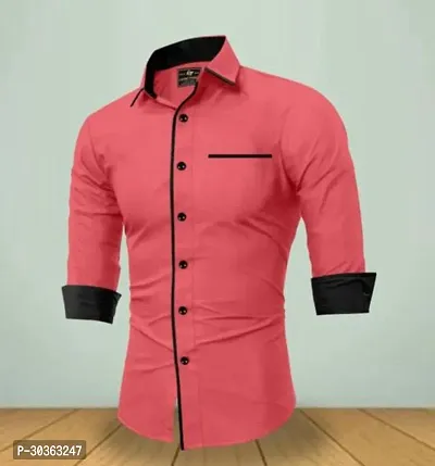 Stylish Cotton Solid Casual Shirt for Men-thumb4